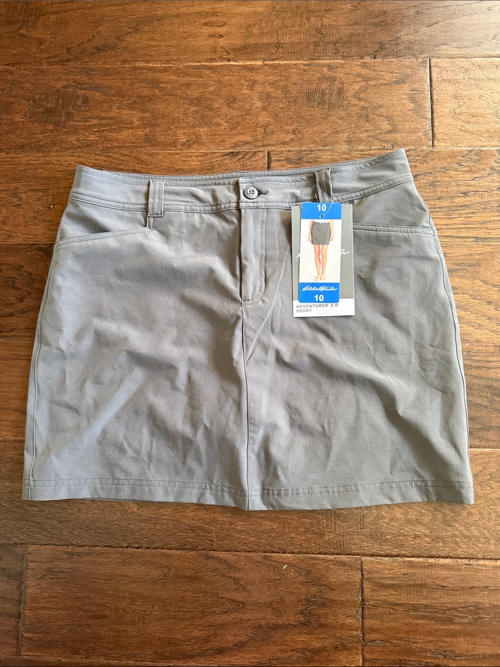 NWT Eddie Bauer Women’s Gray Performance Skort - Size 10